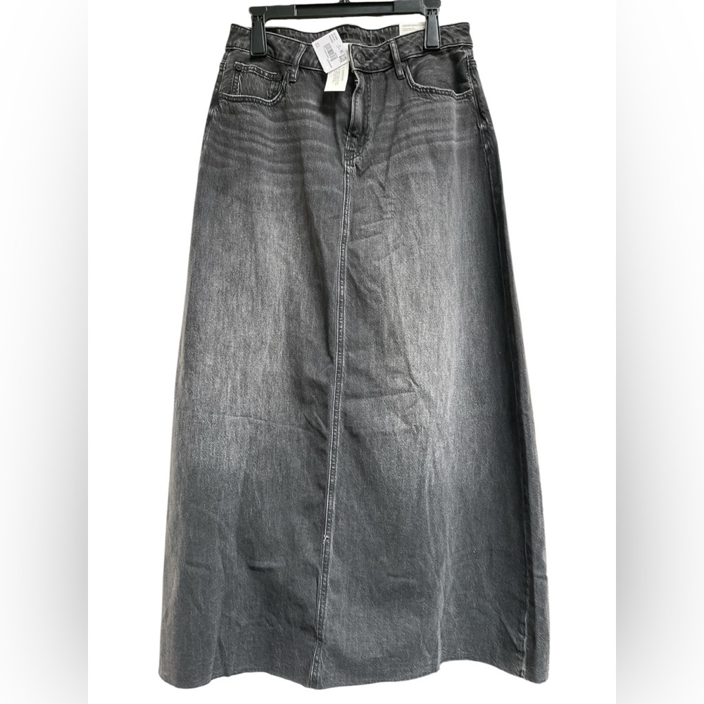 NWT American Eagle ($84.95) Black Comfort StretchWB To the Floor Maxi LR DSkirt